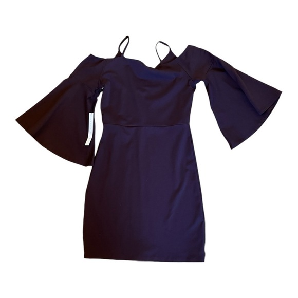 Susana Monaco Jemma Bell Sleeve Dress in Coffee NWT - Picture 4 of 7